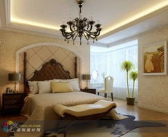 华城领秀欧式典雅卧室设计展示——天津市金潮室内外装饰，无忧装饰，建筑专业设计倾力打造